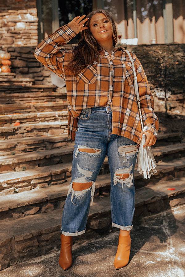 Risen The Casa High Waist Distressed Jean Curves Image - 5