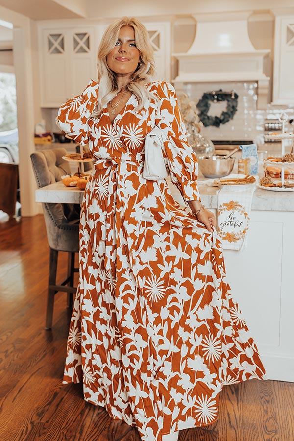 Dreamin' About You Wrap Maxi Curves Image - 1