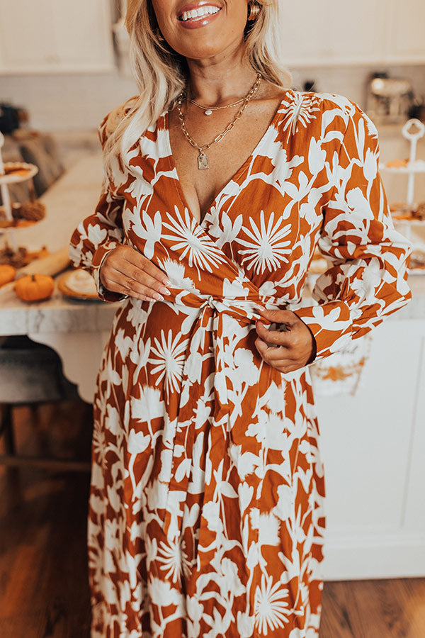 Dreamin' About You Wrap Maxi Curves Image - 2