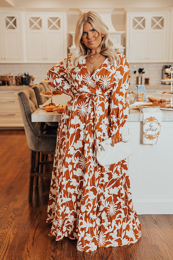 Dreamin' About You Wrap Maxi Curves Image - 5