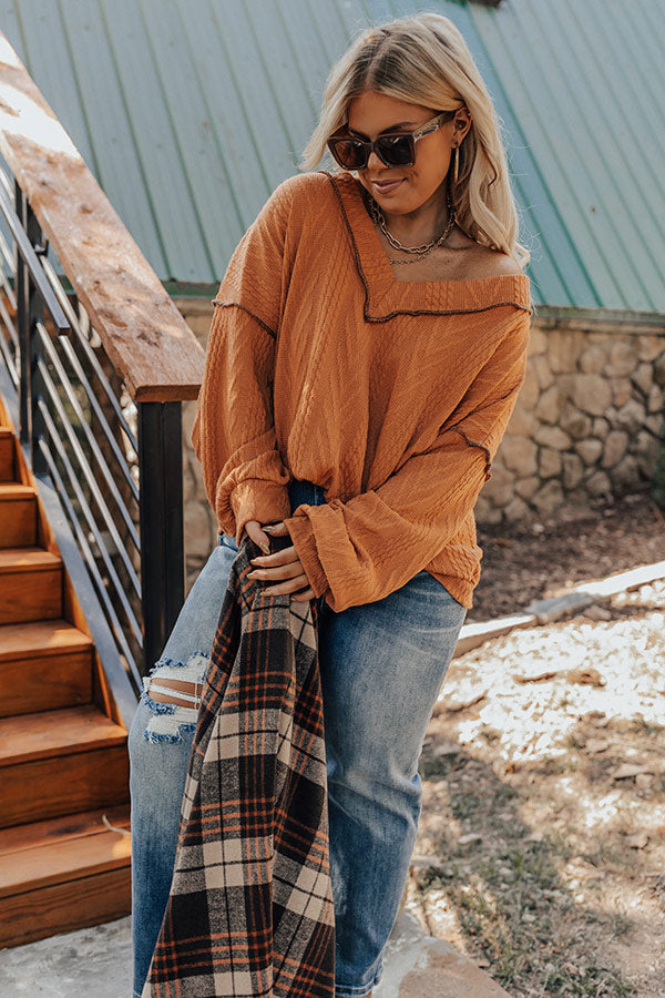 Peanut Brittle Knit Sweater Top Curves Image - 3