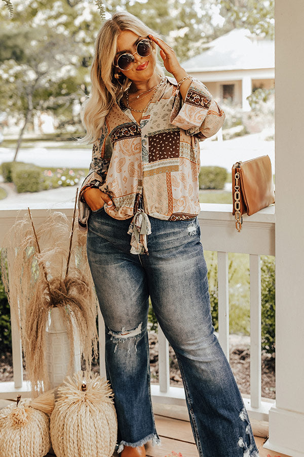 Fashion Week Color Block Top Curves Image - 1