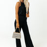 Chat With Me Jumpsuit In Black Image - 1