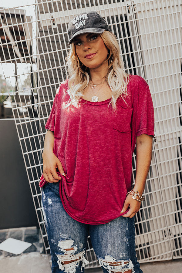 Good Vibes Shift Tee Curves Image - 3