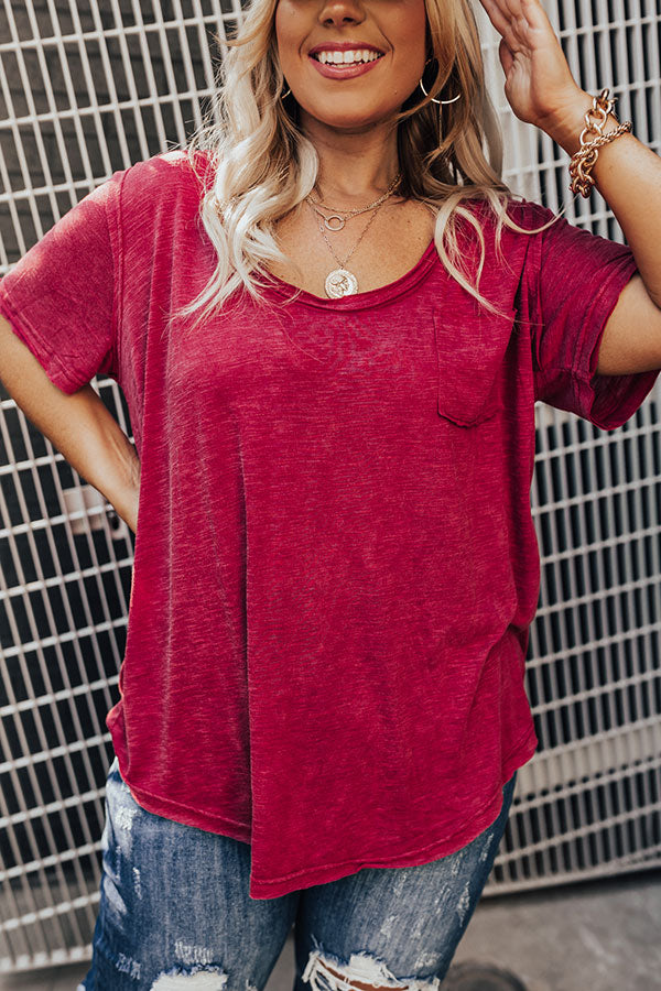 Good Vibes Shift Tee Curves Image - 4