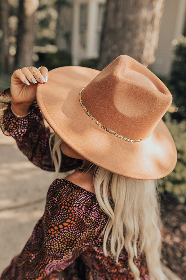 Maple Latte Felt Fedora in Camel Image - 5