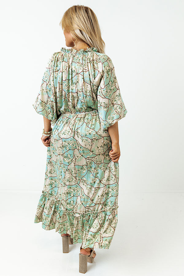 Let It Be Satin Midi Curves Image - 4