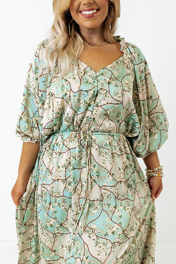 Let It Be Satin Midi Curves Image - 2