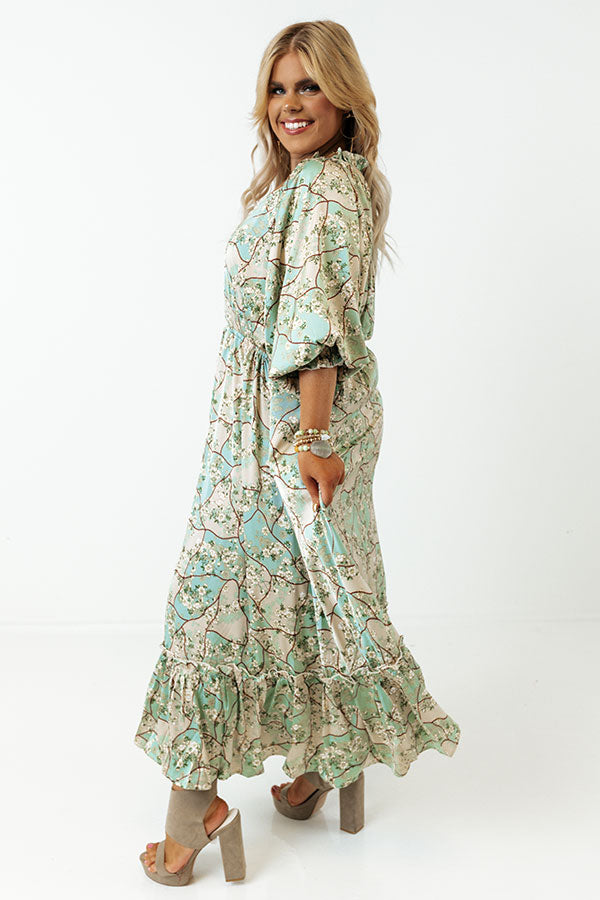 Let It Be Satin Midi Curves Image - 3