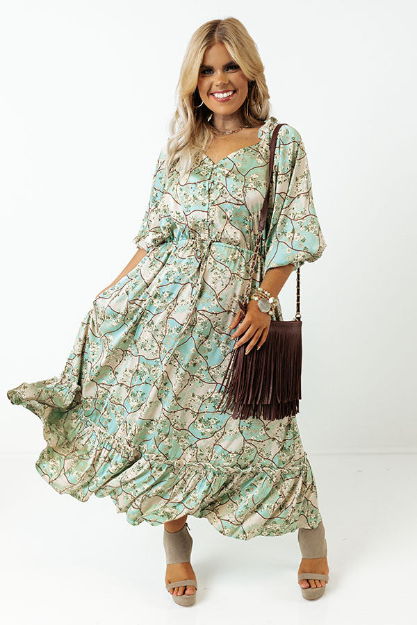 Let It Be Satin Midi Curves Image - 5