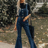 The Pike Denim Jumpsuit in Dark Wash Image - 1