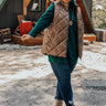 Lodge Getaway Tunic Sweater In Hunter Green Curves Image - 1