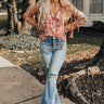 The Luella High Waist Distressed Flare Image - 1