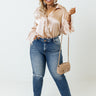 The Greta Midrise Distressed Jean Curves Image - 1