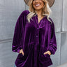 Apple Cider Sips Velvet Top In Purple Curves Image - 1