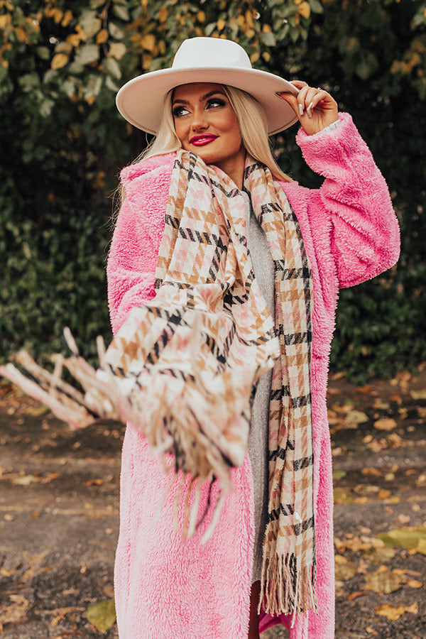 Stars Hollow Houndstooth Scarf Image - 1