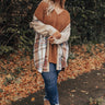 Bonfire Date Waffle Knit Tunic In Camel Curves Image - 1