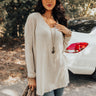 Bonfire Date Waffle Knit Tunic In Cream Image - 1