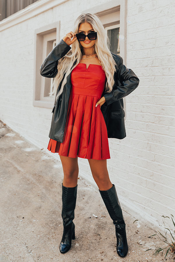 Cocktail Dress Fancy Dress Leather Jacket The Luella Faux Leather