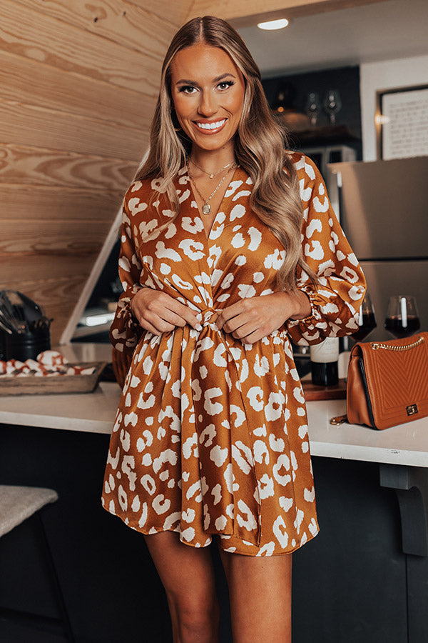 Autumn Sweetness Leopard Romper Image - 4