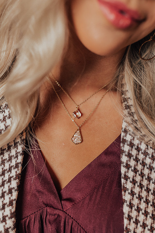 Locking Eyes Layered Necklace • Impressions Online Boutique