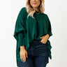 Let It Be Shift Top In Hunter Green Curves Image - 1