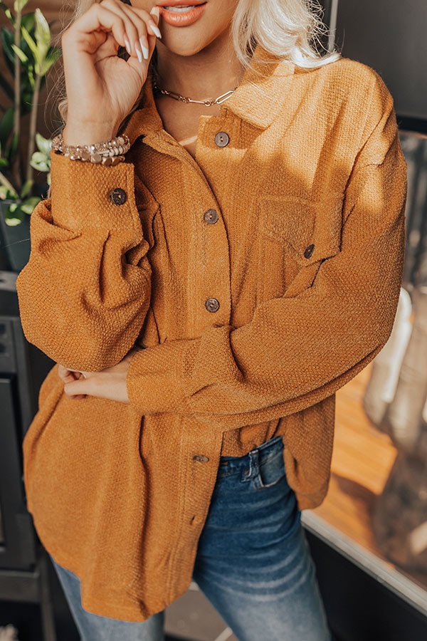 Pumpkin Spice Please Knit Button Up Image - 3