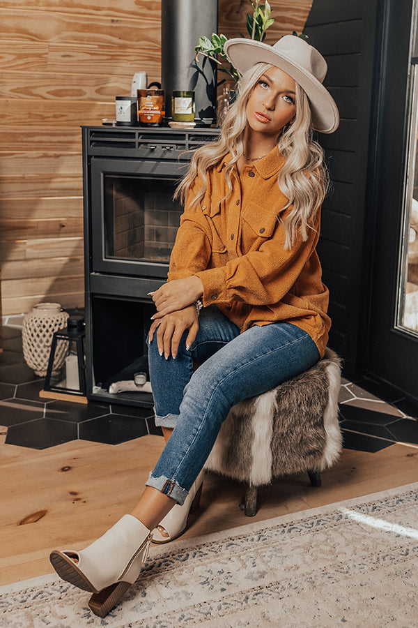 Pumpkin Spice Please Knit Button Up Image - 2