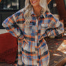 Cold Brew Babe Flannel Babydoll Dress Image - 1
