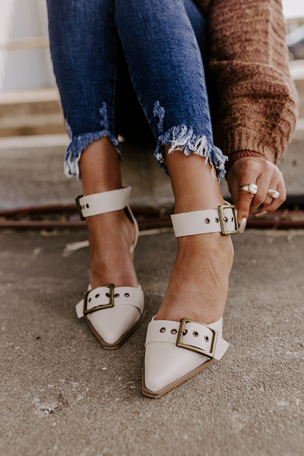 The Mira Faux Leather Heel Image - 4