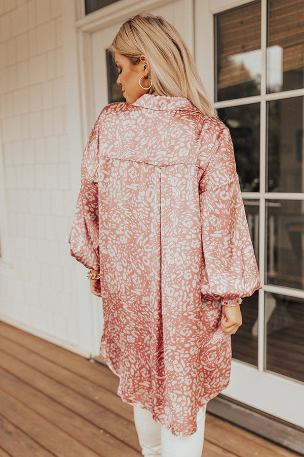 Small Town Talks Leopard Shift Dress Curves Image - 4