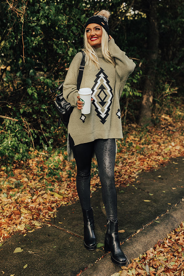 Away For The Winter Tunic Sweater Image - 2