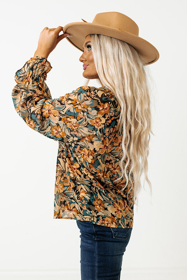 Cider In Soho Chiffon Top Image - 3