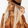 Showing Up Early Felt Fedora In Mocha Image - 1