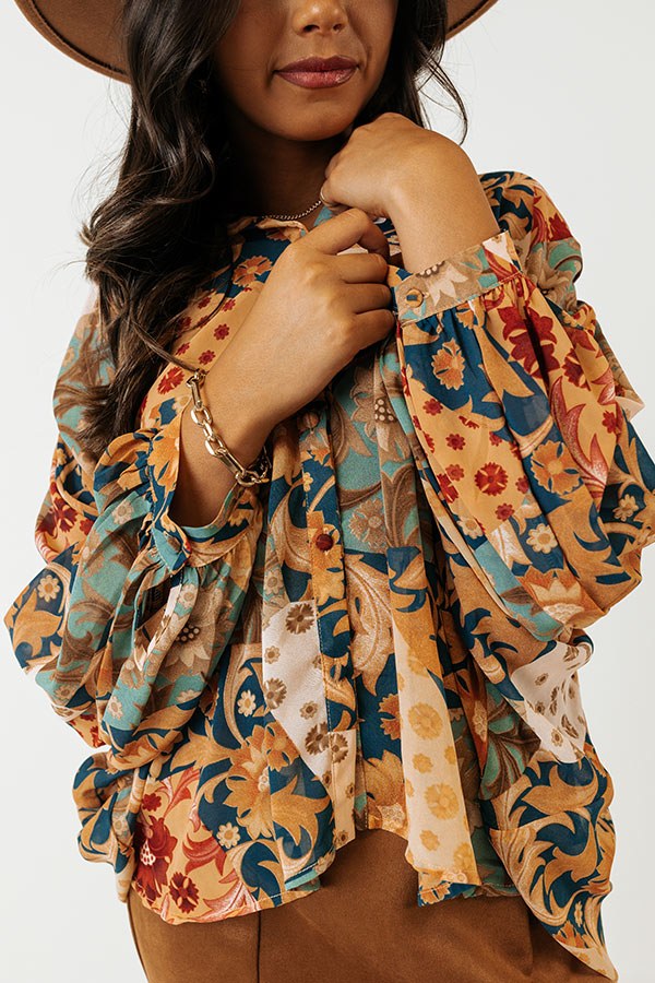 Vineyard Bliss Shift Top Image - 4