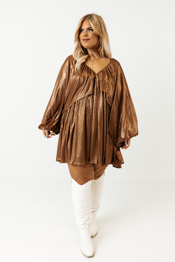 Perfectly Glam Babydoll Dress Curves • Impressions Online Boutique