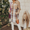 Fall Fields Plaid Tunic In Beige Image - 1