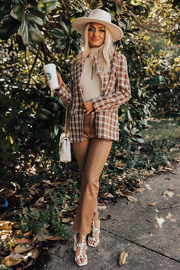 The Kaeli High Waist Faux Leather Pants Image - 5