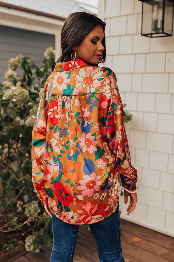 Star In The Making Floral Top Image - 5