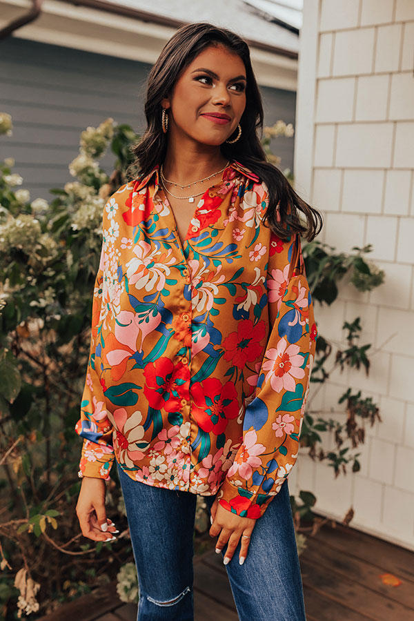 Star In The Making Floral Top Image - 1