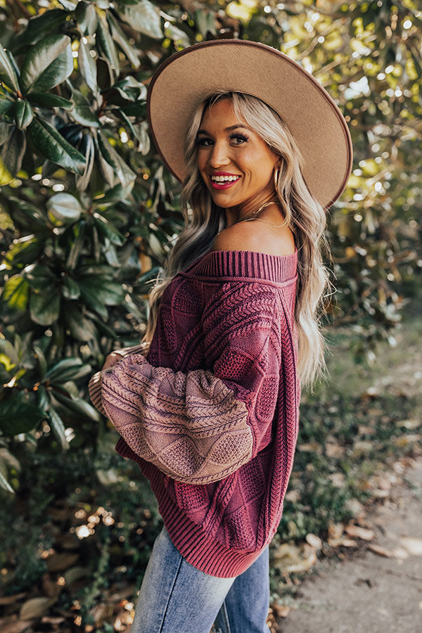 Getaway Car Cable Knit Sweater Image - 5