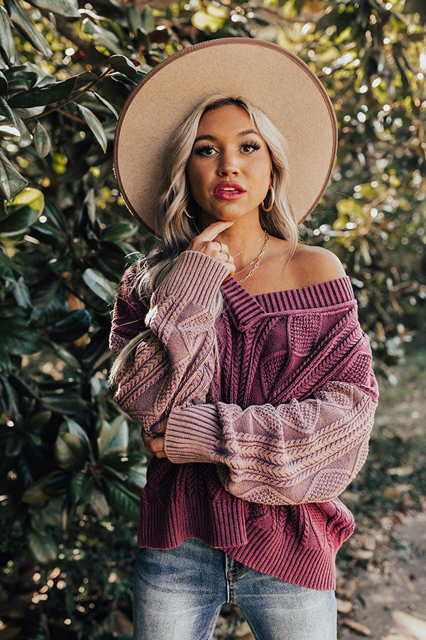 Getaway Car Cable Knit Sweater Image - 4