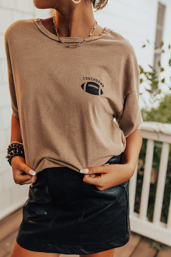 Classic Graphic Tee - Brown