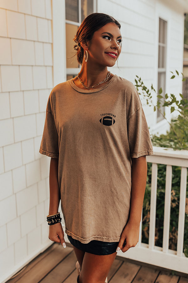 Classic Graphic Tee - Brown