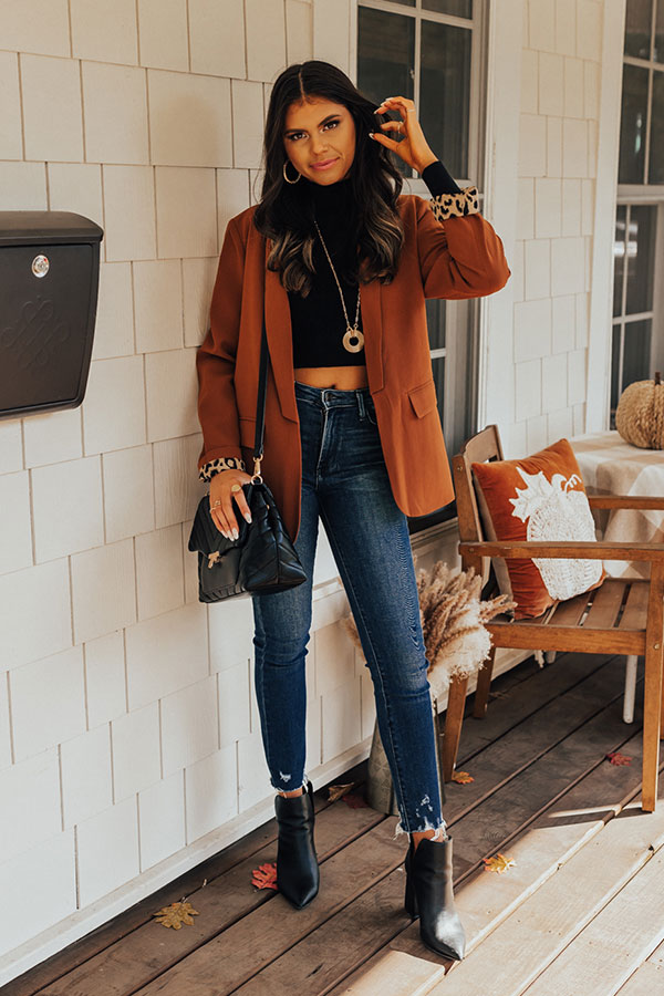 Making PR Moves Blazer In Camel Image - 3