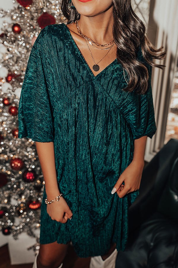 Wishing On Winter Velvet Dress Image - 3