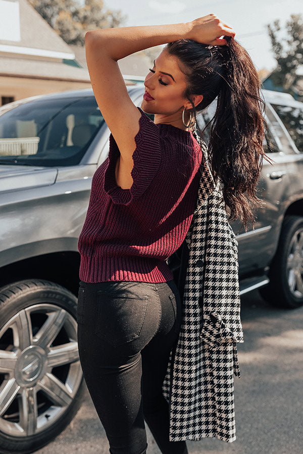 Chardonnay Cuddles Knit Top Image - 4