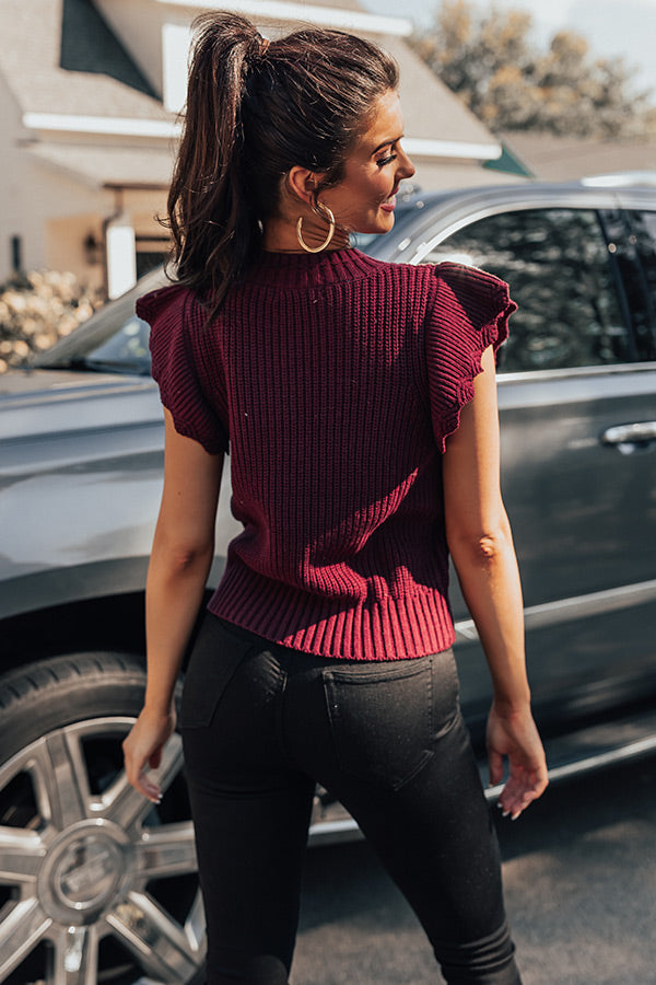 Chardonnay Cuddles Knit Top Image - 5