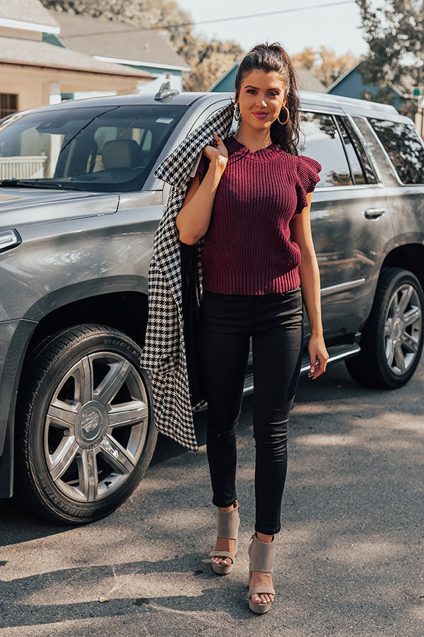 Chardonnay Cuddles Knit Top Image - 2