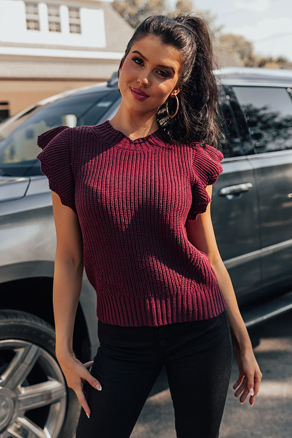 Chardonnay Cuddles Knit Top Image - 1